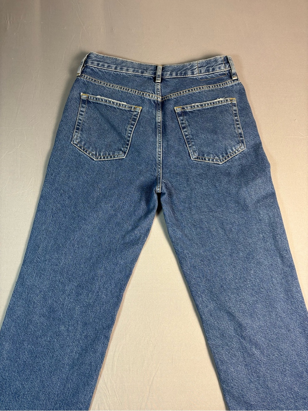 We The Free Cropped Raw Hem Distressed Blue Jeans Women’s Size 28 - Picture 11 of 12